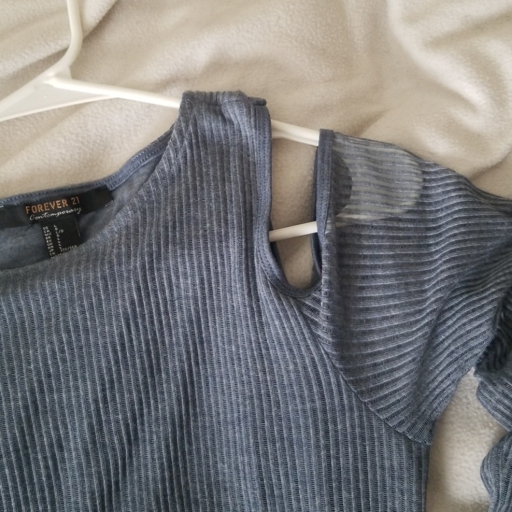 Forever 21 Open shoulder Bodycon Dress size Large - Picture 4 of 6